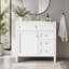 Meuble-lavabo moderne avec lavabo supérieur, rangement spacieux et conception élégante pour une organisation efficace-3547249