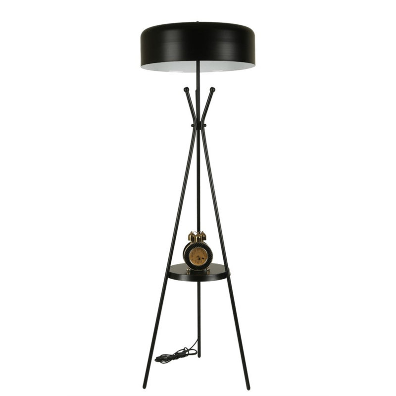 Hueramo 165cm Tripod Floor Lamp, Black