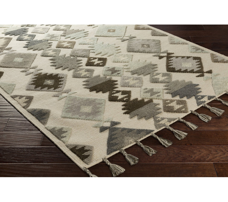 Sassafras Hand-Woven Beige/Grey Area Rug