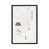 Toile encadrée de bois rustique foncé