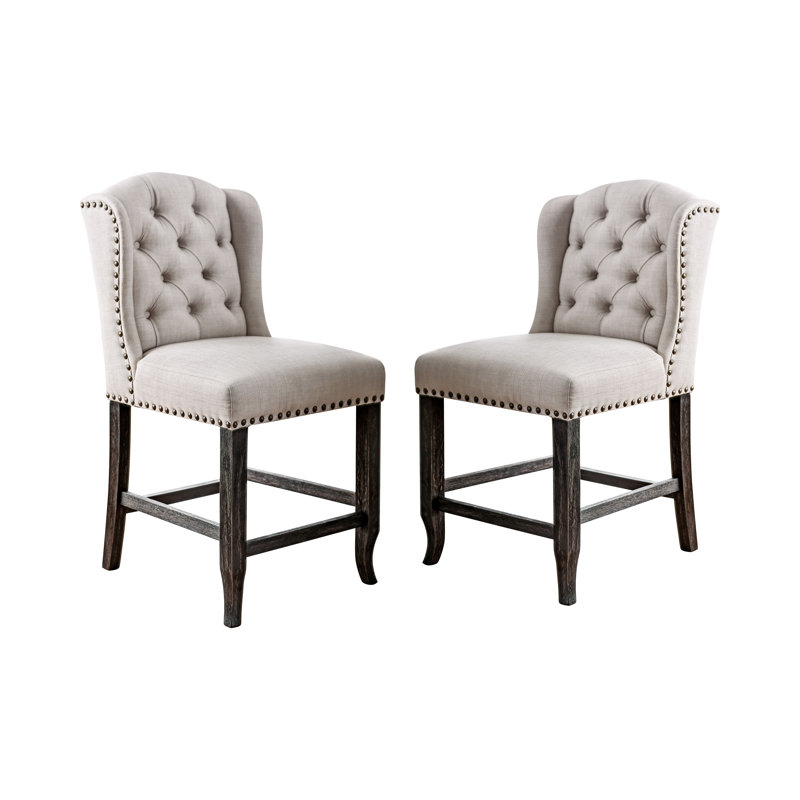 Tabouret de comptoir 24 po Adler, Beige