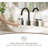 8 Inch 3 Hole Bathroom Faucet Matte Black Pull Down,Widespread With Pull-Out Sprayer, Metal Pop-Up Drain, Water Supply Lines, 2 Handles Three-Hole Bathroom Sink Faucets-120713457