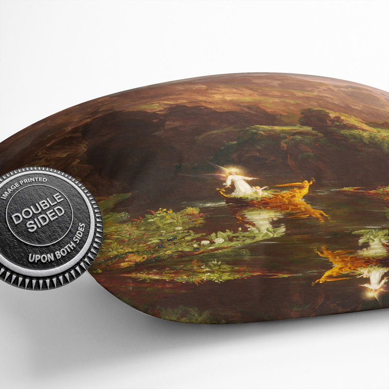 The Voyage of Life Childhood Scatter Cushion with Filling, 55cm H x 55cm W x 20cm D