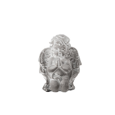 Figurine priant chérubins en position agenouillée