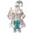 19" Coastal Santa With Sailboat