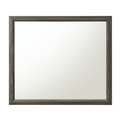 Mirror, Weathered Gray