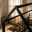 Lit superposé double en métal pour enfants avec escalier de rangement et glissade-291182888-300907736