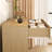 Dresser with Rattan Front, Wide Particle Board Chest of Drawers-1159511971-1159511982