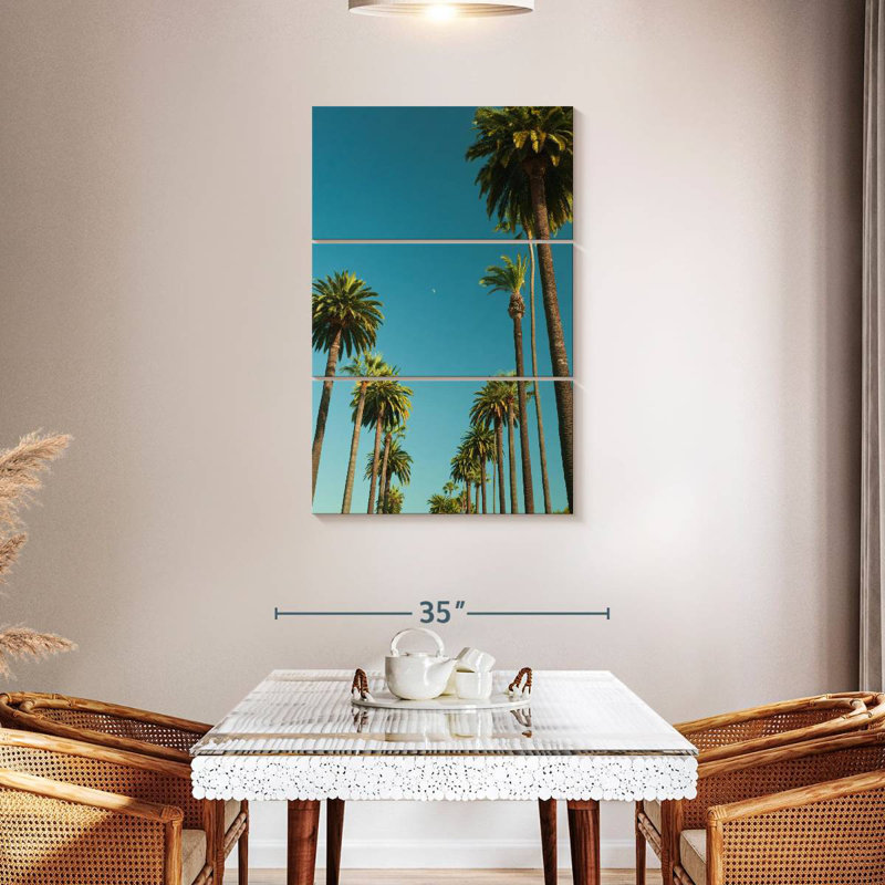 Harnek Palm Tree Rows, 45" H x 28" W