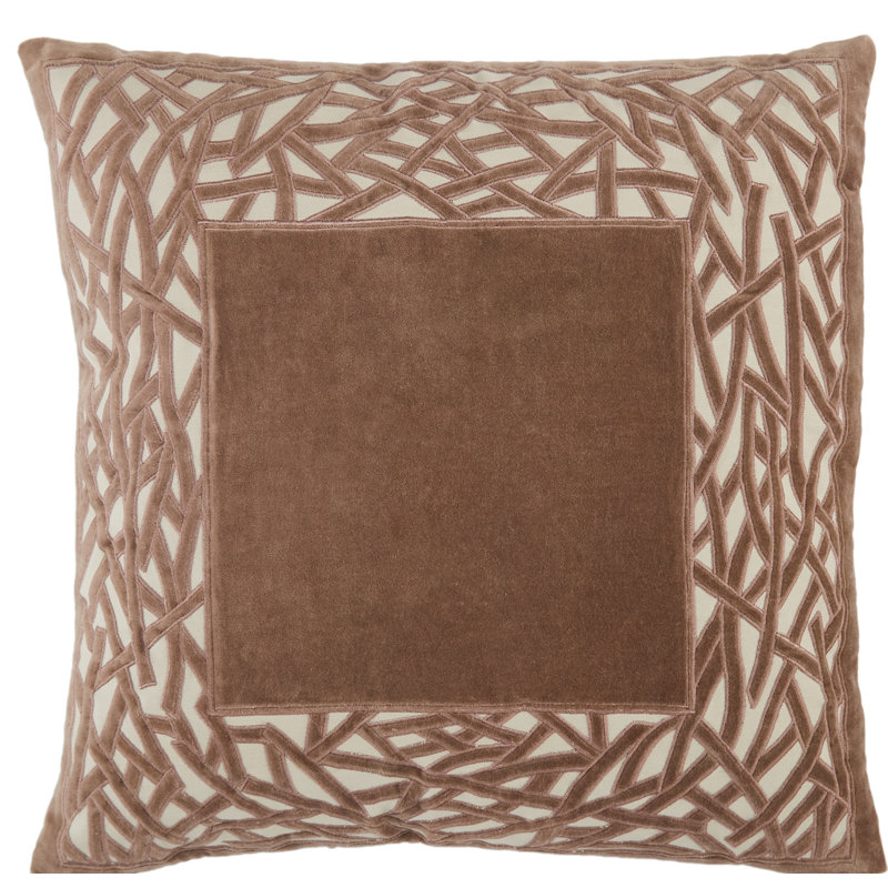 Mezza Geometric Cotton Throw Pillow, Pillow Cover Only - No Insert