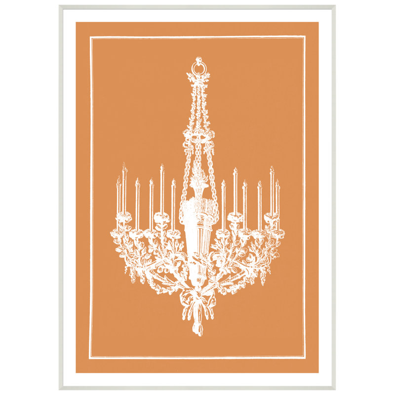 «Pop Chandelier», reproduction d'impression encadrée