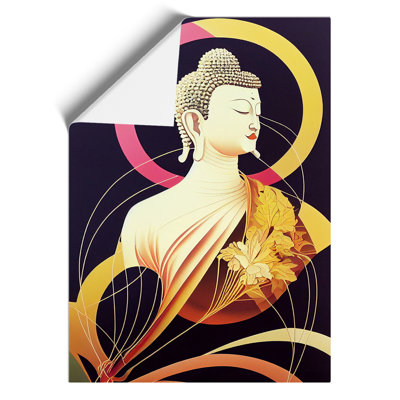 Buddha Art Nouveau - Wall Art
