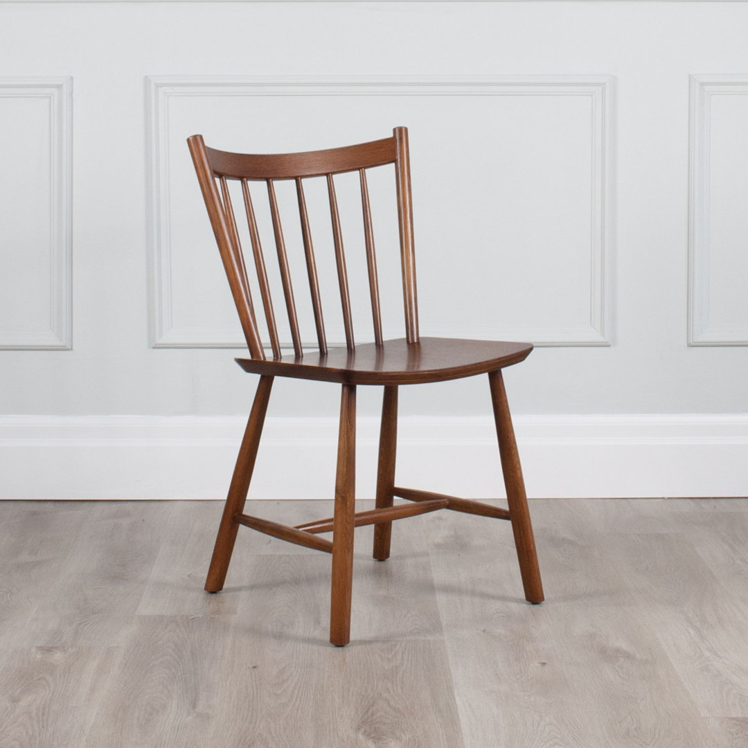 Besije Slat Back Wooden Side Chair (Set of 2) Gracie Oaks 