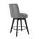 Arleine Swivel Upholstered Counter Stool with Solid Wood Frame