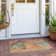 Machine Washable Indoor/Outdoor Xhevrie Coral Rug