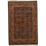 Gramercy Wool Oriental Area Rug in Plum