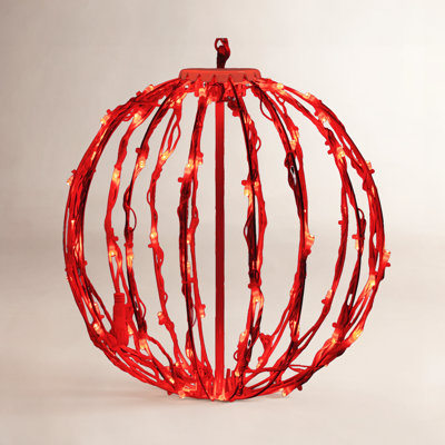 Fold-Flat LED Metal Sphere Light