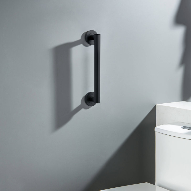 14.94'' Bath Safety Grab Bar, Black