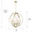 Petitt 6 - Light Dimmable Globe Chandelier-91113935-91113933