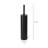 Slim Round Holder, Metal  Removable Plastic Liner Tall  Bathroom Toilet Brush, Matte Black-113862386