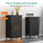 Compact Black Dresser - Multi-Functional Storage Solution For Small Spaces-160042179