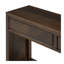 Console de 55 po, table d'entrée en bois rustique avec tiroirs de rangement et tablette ouverte, élégante table de canapé pour le couloir et le salon (brun)