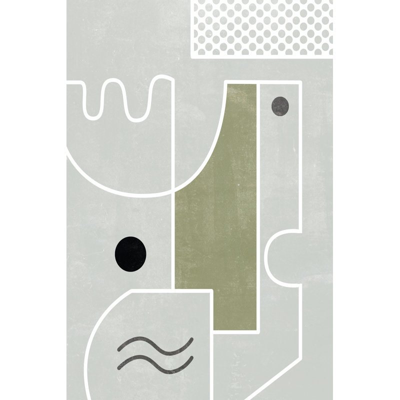White Tile III by Melissa Wang - Wrapped Canvas Print, 46cm H x 30cm W x 3.8cm D