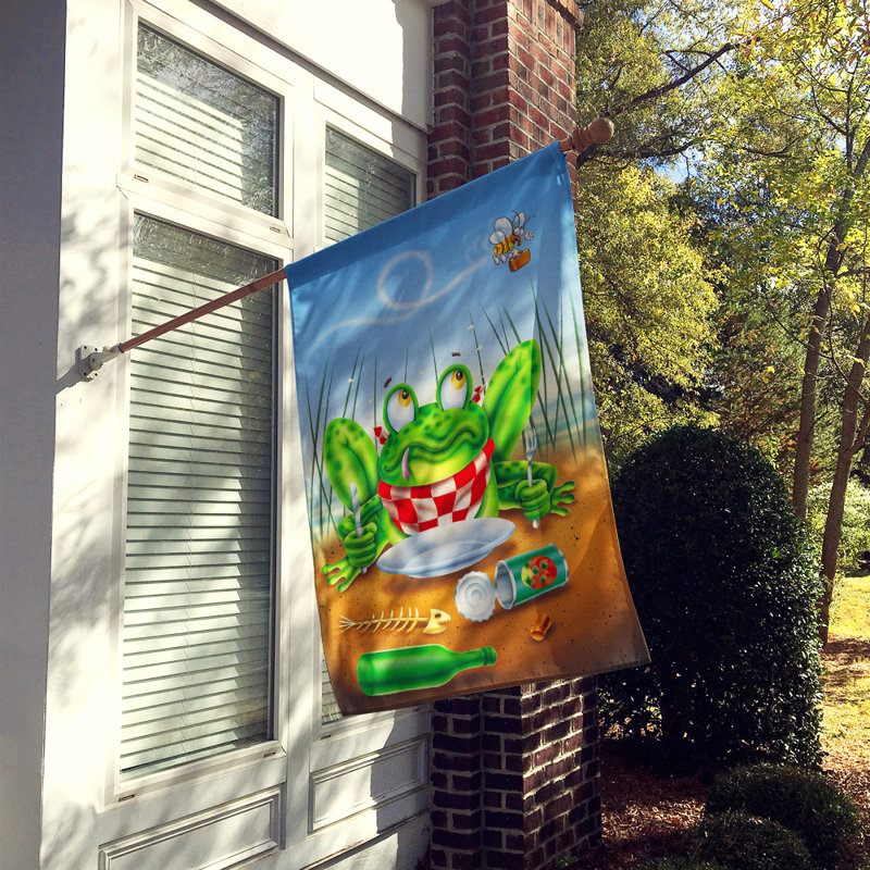 Double Sided 40'' H x 28'' W Polyester Animal House Flag
