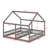 Twin House Platform Beds,Two Shared Beds-114359394