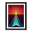 Powerful Abstract Sunset - Single Picture Frame Print-346932507-346932504