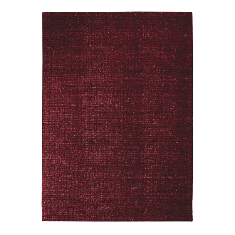 Pollark Solid Colour Hand Woven Area Rug, Rectangle 190 x 290cm