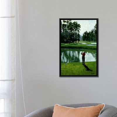 «Golf Course 9» par William Vanderdasson - Estampe numérique sur toile tendue sur toile