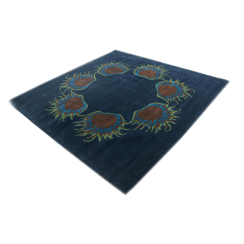 Tapis bleu marine Noell