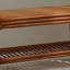 Banc à chaussures en rotin 31,5 po
