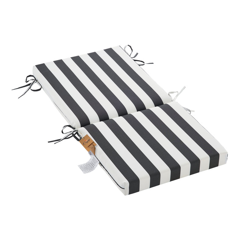 Outdoor 3'' Seat / Back Cushion, Black
