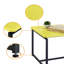 Ensemble de table basse et de table de bout en fibre de carbone 3 pièces Gaetano-1248300850