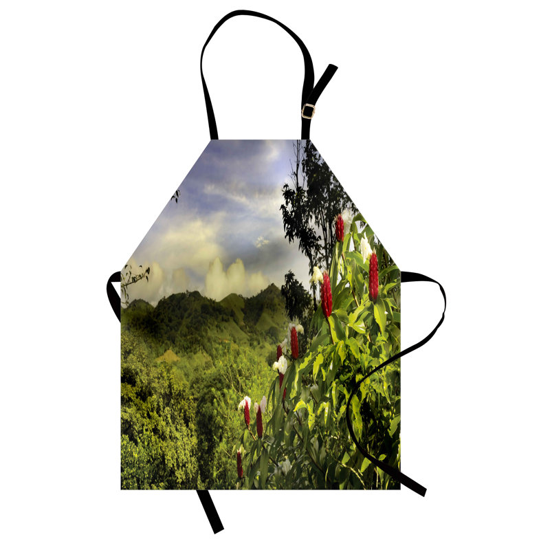 No Pattern Bib Apron