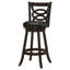 Tabouret pivotant en bois Calecita Cappuccino (ensemble de 2)-108607921