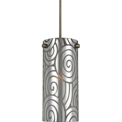 1 - Light Steel Single Pendant