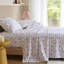 Ensemble de draps 3 pièces 100% coton, imprimé flanelle, Happy Bows-122817850-122817844