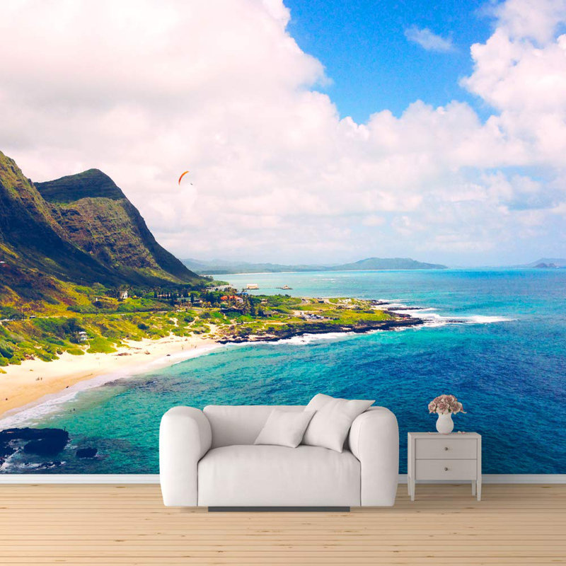 Coastal Beachy Peel & Stick Border, 100" L x 144" W