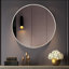 Miroir mural rond en aluminium Bhage-747923984-747923983