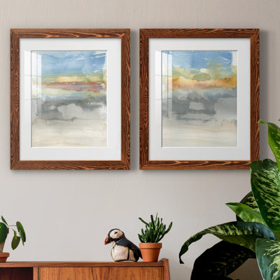 High Desert Sunset I - ensemble de 2 peintures