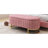 Pink Velvet Storage With Elegant Design For Bedroom And Living Area Metal Legs Spacious-1134204352