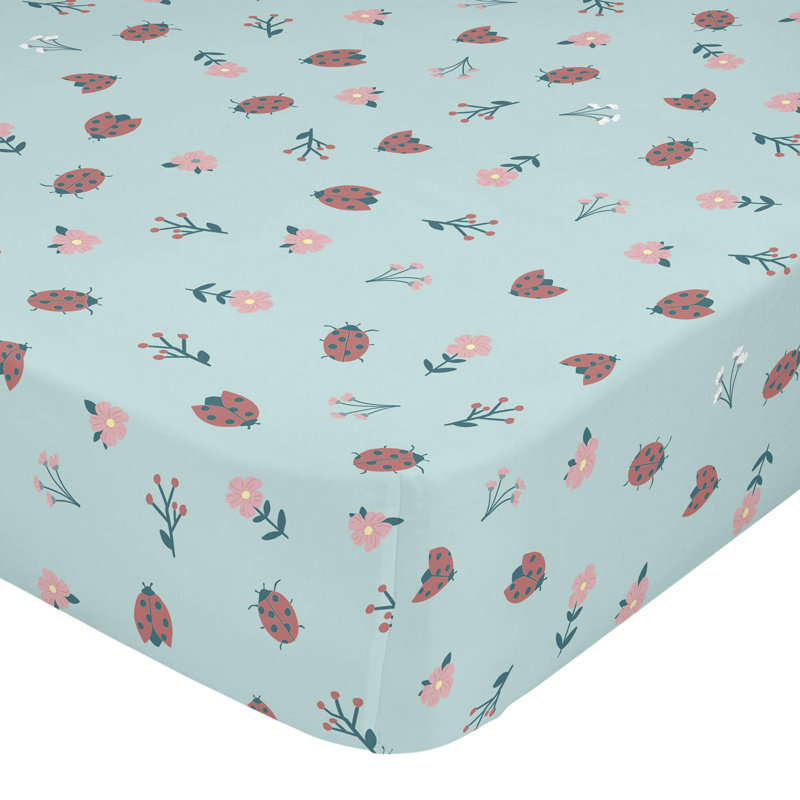 Kiah - Piece Standard Cot Fitted Sheet, 60cm W x 120cm L