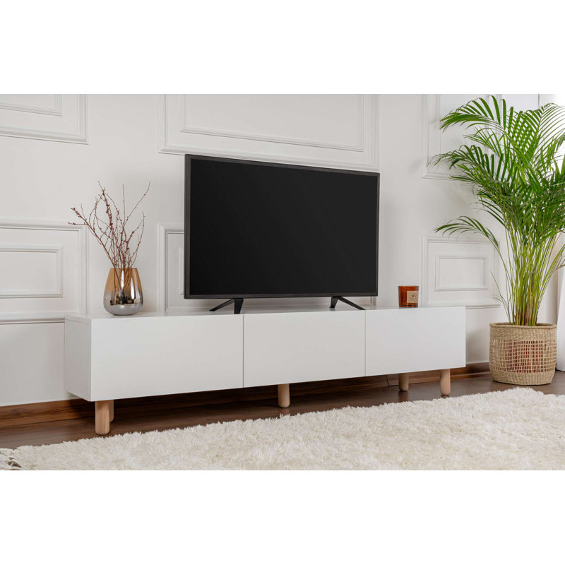 Meuble télé Duggan, Blanc