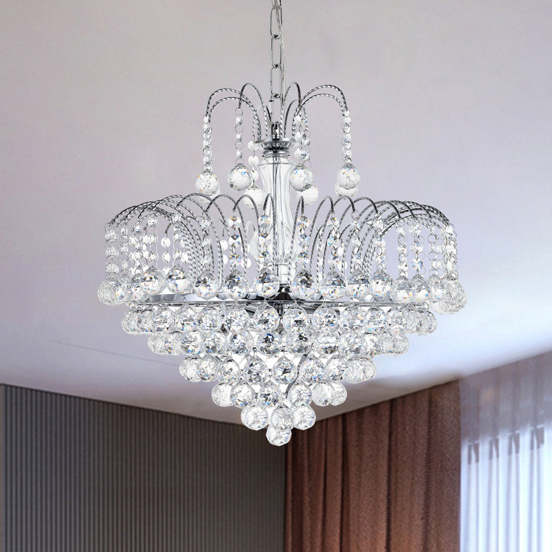 Chellie 6 - Light Dimmable Empire Chandelier