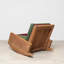 Solid wood cotton and linen rocking chair