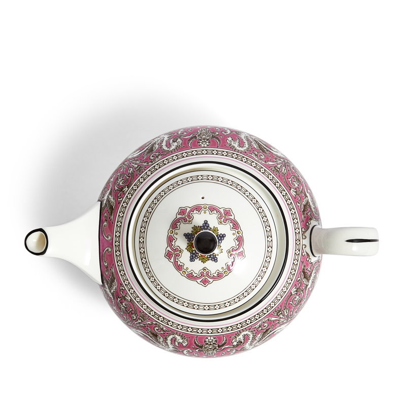 Florentine Colours Teapot 27floz, Pink