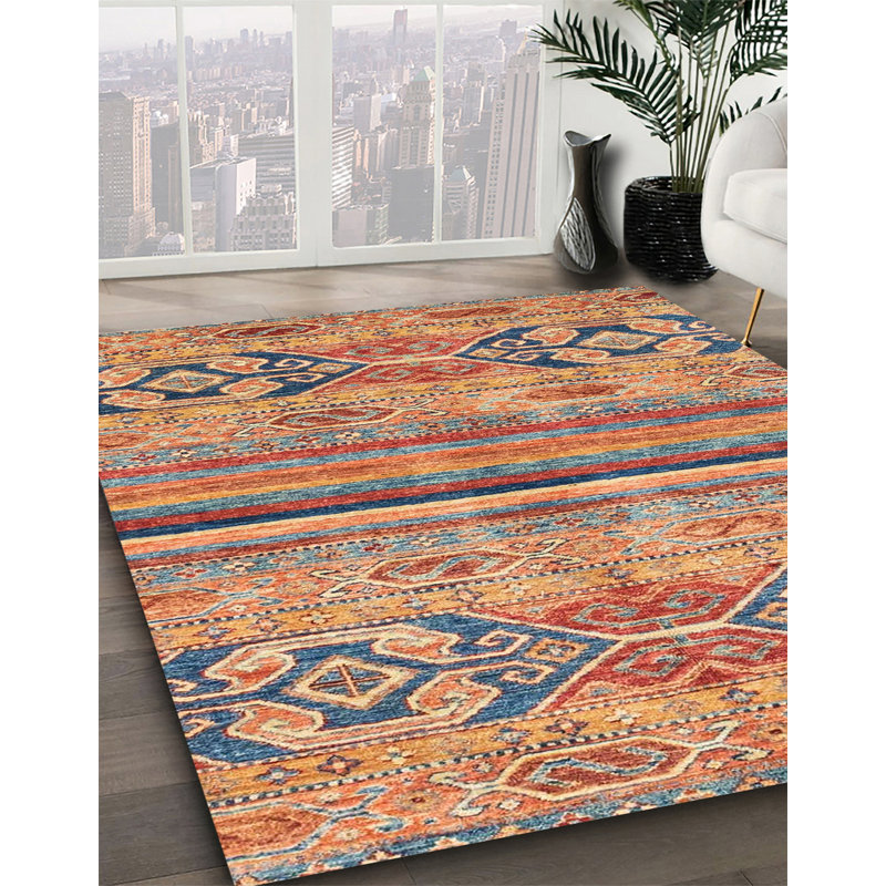 Abstract Indoor Rug, Square 8'